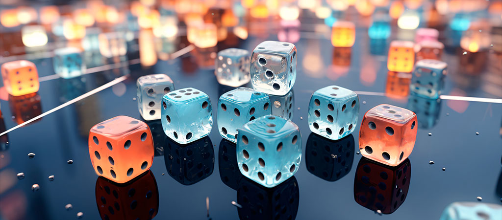 casino trends, dice, gambling, luck, chance, tabletop games, betting, casino symbols, risk, gaming elements