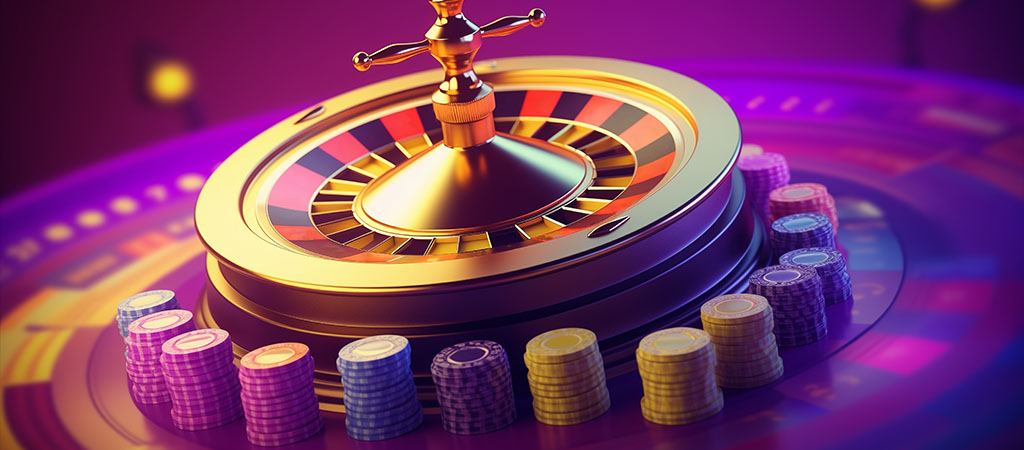 roulette wheel, casino chips, spinning ball, classic table game, gambling, online roulette, vibrant colors, casino atmosphere