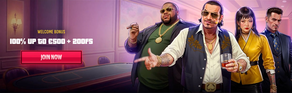 Mafia Casino, Free Spins, Welcome Bonus