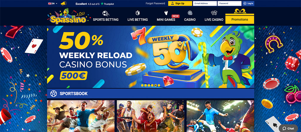 Spassino Casino, Bonuses and Promotions 2025, online casino