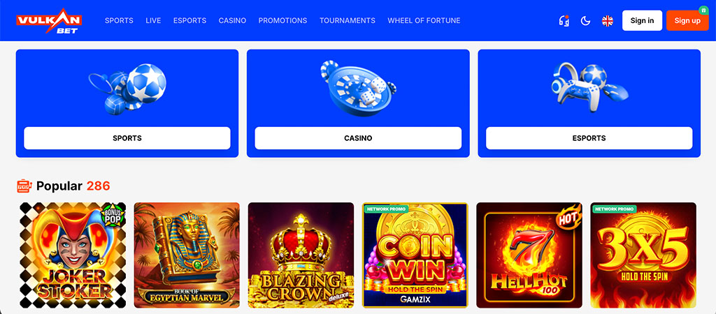 Casino Albania Online, Vulkan Bet Bonuses