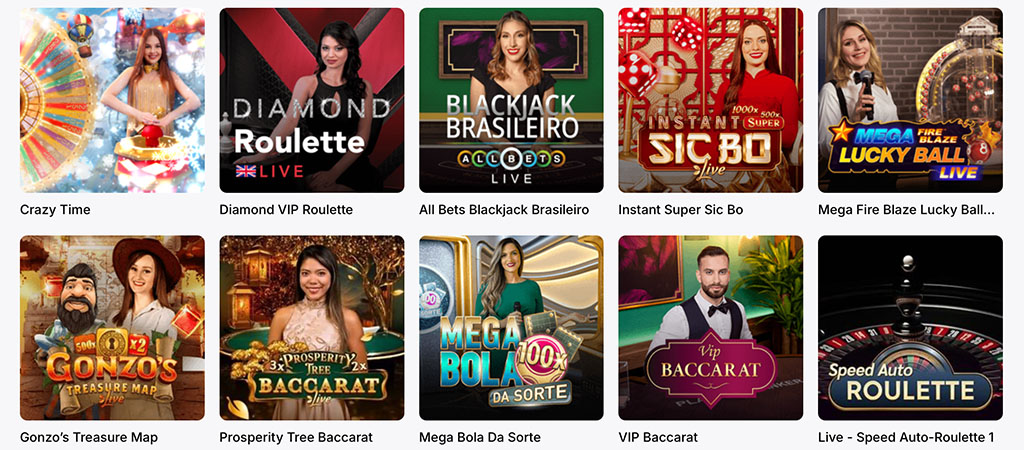 Live Casino Games, blackjack, roulette, poker