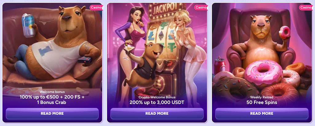 Free Spins Weekend, Crypto Reload Bonus