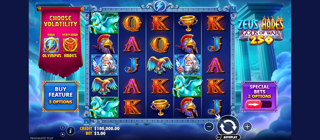 Zeus vs Hades, Zeus vs Hades Slot Machine