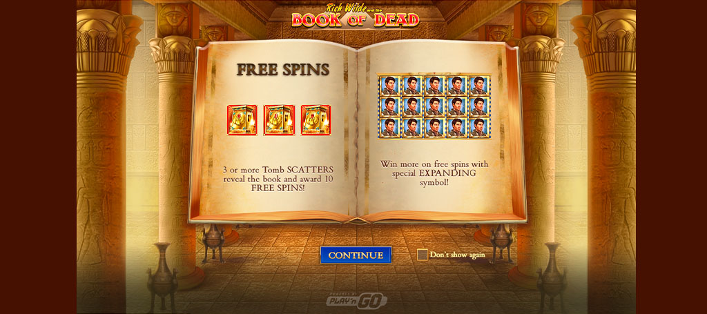 Book of Dead, Book of Dead Online Slot Machine