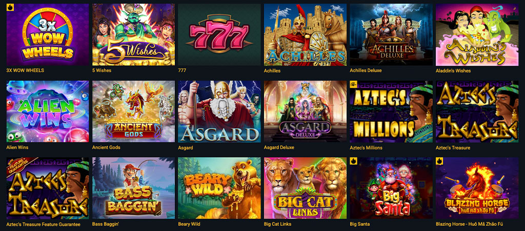 Wide Game Selection at Brangocasino, slots