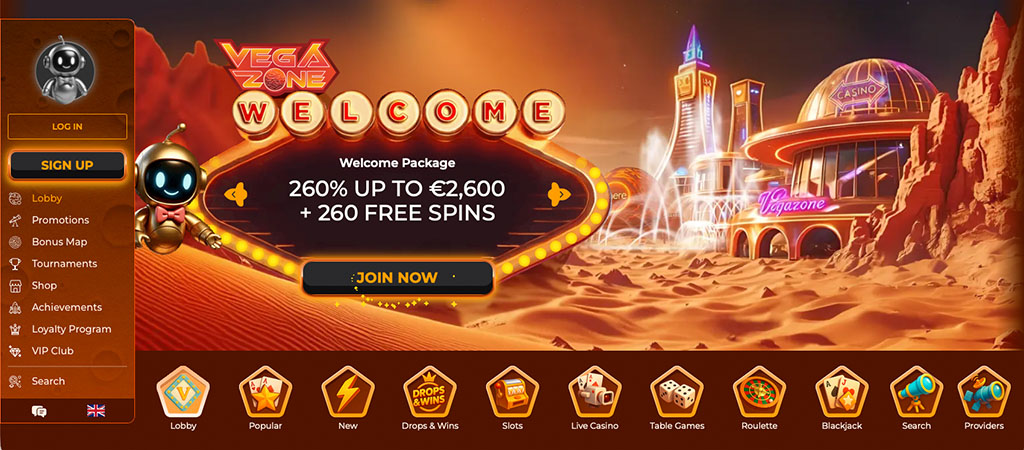 VegaZone Casino Bonuses and Promotions 2026 