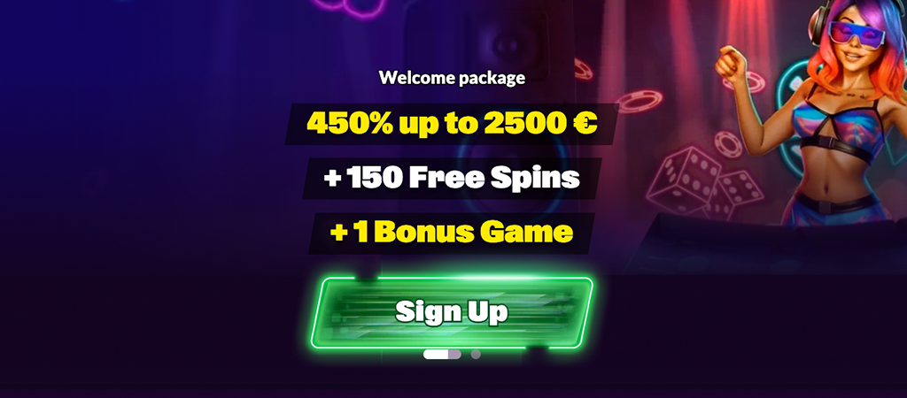 Up to €500 + 100 Free Spins +1 Bonus Game First Deposit Welcome Bonus