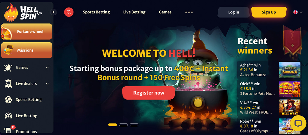 No Deposit Bonus, Hellspin bonuses and promotions 2026