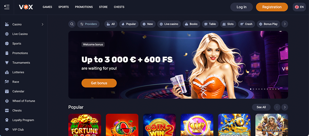 Vox Casino Bonuses and Promotions 2026
