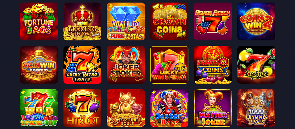 Vox Casino Game Catalogue, slots, casino games