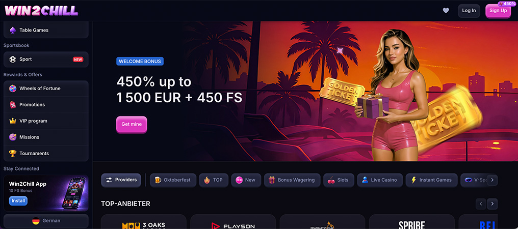 Win2Chill Casino, Bonuses and Promotions