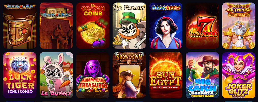 Win2Chill Casino, Game Catalogue, slot