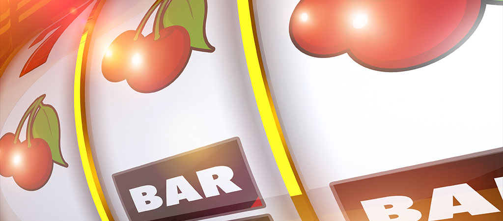 slot machine reels, cherry symbol, BAR symbol, classic slots, casino game, Casino Albania Online